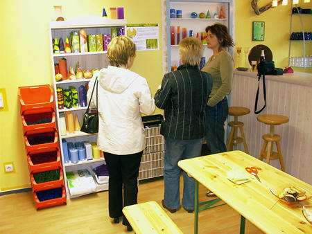 Verkaufen im Kerzenstübchen Lindemann Haus des Gastes